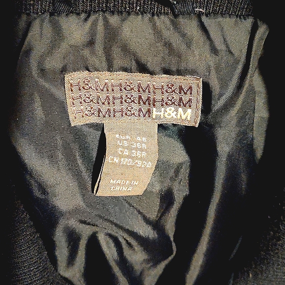 H&M Premium/ Navy 🔵 Bomber 5POCKET SZ-36 Mens / Like new - Picture 2 of 9